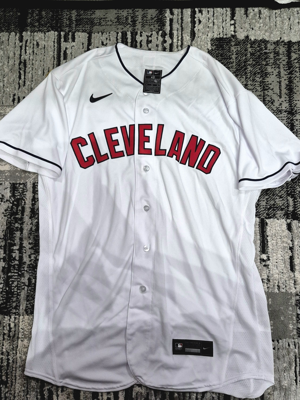 Nike MLB Cleveland Authentic Collection Jersey — Size 48 (XL)
